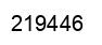 Number 219446 black image