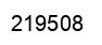 Number 219508 black image