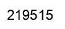Number 219515 black image