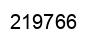 Number 219766 black image