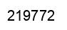 Number 219772 black image