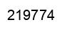 Number 219774 black image
