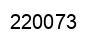 Number 220073 black image