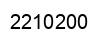 Número 2210200 imagen negro
