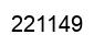 Number 221149 black image