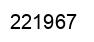 Number 221967 black image