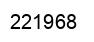 Number 221968 black image