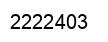 Number 2222403 black image