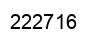 Number 222716 black image
