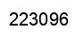 Número 223096 imagen negro