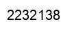 Number 2232138 black image