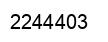 Number 2244403 black image