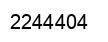 Number 2244404 black image
