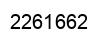 Number 2261662 black image