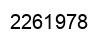 Number 2261978 black image