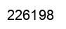 Number 226198 black image