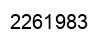 Number 2261983 black image