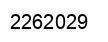 Número 2262029 imagen negro