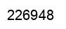 Number 226948 black image