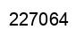 Number 227064 black image