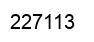 Number 227113 black image