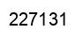 Number 227131 black image