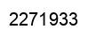 Number 2271933 black image