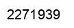 Number 2271939 black image