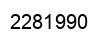 Number 2281990 black image