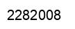 Number 2282008 black image