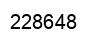 Number 228648 black image