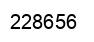 Number 228656 black image