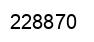 Number 228870 black image