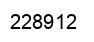 Number 228912 black image