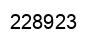 Número 228923 imagen negro