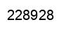 Number 228928 black image