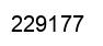 Number 229177 black image