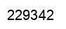 Number 229342 black image