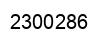 Number 2300286 black image