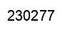 Number 230277 black image