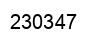 Number 230347 black image