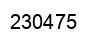 Número 230475 imagen negro