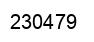 Número 230479 imagen negro
