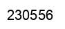 Number 230556 black image