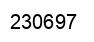 Number 230697 black image