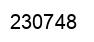 Number 230748 black image