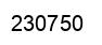 Number 230750 black image