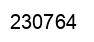 Number 230764 black image