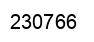 Number 230766 black image
