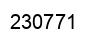 Number 230771 black image